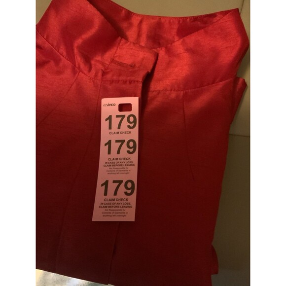 Chico’s Women’s 2 US L Shantung Short Jacket Bright Holiday Red 3/4 Sleeve - Picture 13 of 13